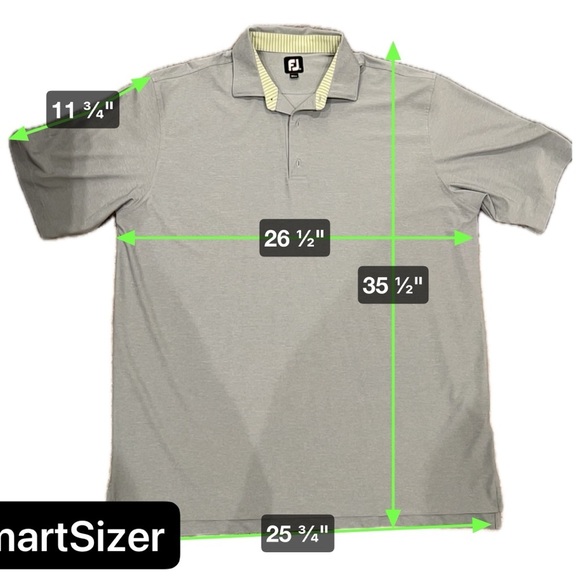 Footjoy FJ Men’s 2XL Green Polo Shirt Performance Swisher Sweets Short Sleeve - Picture 3 of 12